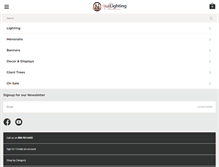 Tablet Screenshot of nidalighting.com